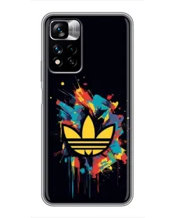 Чохол для Xiaomi Redmi Note 11 Pro Plus з картинкою «Adidas Splash»