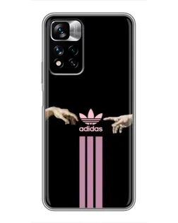 Чохол для Xiaomi Redmi Note 11 Pro Plus з картинкою «Adidas Hands»