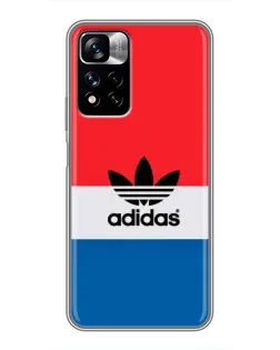 Чохол для Xiaomi Redmi Note 11 Pro Plus з картинкою «Ретро блоки Adidas»