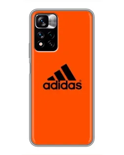 Чохол для Xiaomi Redmi Note 11 Pro Plus з картинкою «Adidas Ukraine»