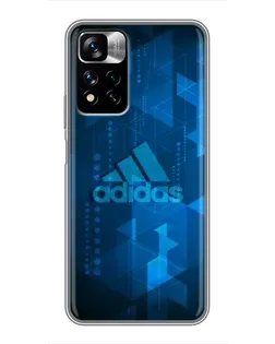 Чохол для Xiaomi Redmi Note 11 Pro Plus з картинкою «Adidas Sport Art»