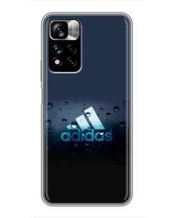 Чохол для Xiaomi Redmi Note 11 Pro Plus з картинкою «Adidas Water Drops»