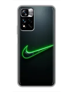 Чехол для Xiaomi Redmi Note 11 Pro Plus с картинкой «Неоновый контур Nike» Чехол для Xiaomi Redmi Note 11 Pro Plus с картинкой «Неоновый контур Nike»