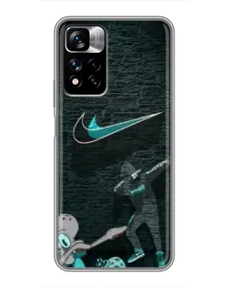 Чехол для Xiaomi Redmi Note 11 Pro Plus с картинкой «Спортивный арт Nike» Чехол для Xiaomi Redmi Note 11 Pro Plus с картинкой «Спортивный арт Nike»