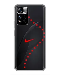 Чехол для Xiaomi Redmi Note 11 Pro Plus с картинкой «Абстрактный дизайн Nike» Чехол для Xiaomi Redmi Note 11 Pro Plus с картинкой «Абстрактный дизайн Nike»