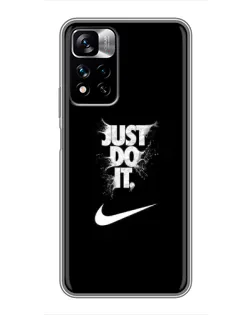 Чехол для Xiaomi Redmi Note 11 Pro Plus с картинкой «Текстовый принт Nike» Чехол для Xiaomi Redmi Note 11 Pro Plus с картинкой «Текстовый принт Nike»