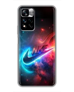 Чехол для Xiaomi Redmi Note 11 Pro Plus с картинкой «Огненный логотип Nike» Чехол для Xiaomi Redmi Note 11 Pro Plus с картинкой «Огненный логотип Nike»