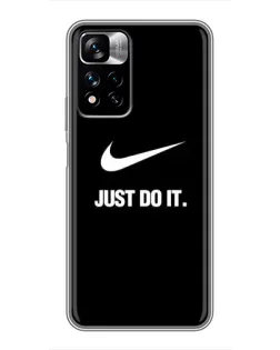 Чехол для Xiaomi Redmi Note 11 Pro Plus с картинкой «Классический принт Nike» Чехол для Xiaomi Redmi Note 11 Pro Plus с картинкой «Классический принт Nike»