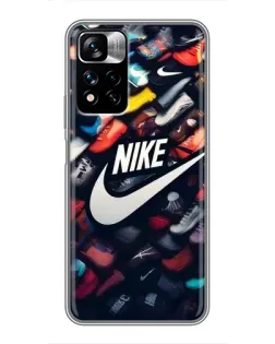 Чехол для Xiaomi Redmi Note 11 Pro Plus с картинкой «Коллекция кроссовок Nike» Чехол для Xiaomi Redmi Note 11 Pro Plus с картинкой «Коллекция кроссовок Nike»