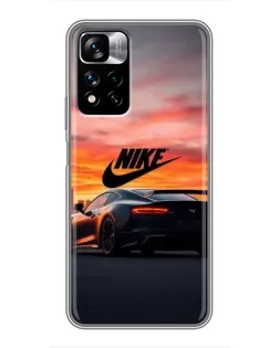 Чехол для Xiaomi Redmi Note 11 Pro Plus с картинкой «Nike и суперкар» Чехол для Xiaomi Redmi Note 11 Pro Plus с картинкой «Nike и суперкар»
