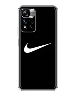 Чехол для Xiaomi Redmi Note 11 Pro Plus с картинкой «Минималистический Найк» Чехол для Xiaomi Redmi Note 11 Pro Plus с картинкой «Минималистический Найк»
