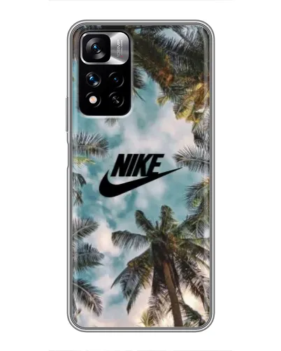 Чехол для Xiaomi Redmi Note 11 Pro Plus с картинкой «Тропический принт Nike» Чехол для Xiaomi Redmi Note 11 Pro Plus с картинкой «Тропический принт Nike»