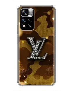 Чехол для Xiaomi Redmi Note 11 Pro Plus с картинкой «Камуфляжный Louis Vuitton»