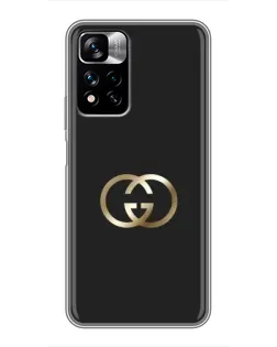 Чохол для Xiaomi Redmi Note 11 Pro Plus з картинкою «Мінімалізм Gucci» Чохол для Xiaomi Redmi Note 11 Pro Plus з картинкою «Мінімалізм Gucci»