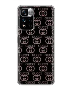 Чохол для Xiaomi Redmi Note 11 Pro Plus з картинкою «Класична монограма Gucci» Чохол для Xiaomi Redmi Note 11 Pro Plus з картинкою «Класична монограма Gucci»