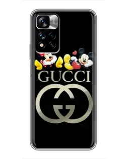 Чохол для Xiaomi Redmi Note 11 Pro Plus з картинкою «Gucci — герої Disney» Чохол для Xiaomi Redmi Note 11 Pro Plus з картинкою «Gucci — герої Disney»