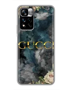 Чохол для Xiaomi Redmi Note 11 Pro Plus з картинкою «Абстрактні квіти Gucci» Чохол для Xiaomi Redmi Note 11 Pro Plus з картинкою «Абстрактні квіти Gucci»