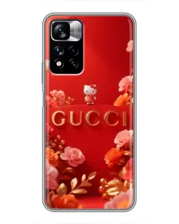 Чохол для Xiaomi Redmi Note 11 Pro Plus з картинкою «Gucci — золотий сад» Чохол для Xiaomi Redmi Note 11 Pro Plus з картинкою «Gucci — золотий сад»