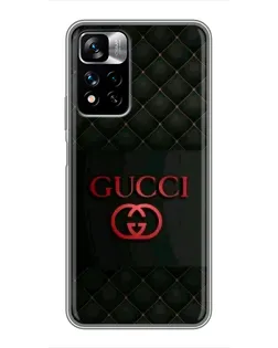 Чохол для Xiaomi Redmi Note 11 Pro Plus з картинкою «Gucci — стьобаний чорний» Чохол для Xiaomi Redmi Note 11 Pro Plus з картинкою «Gucci — стьобаний чорний»