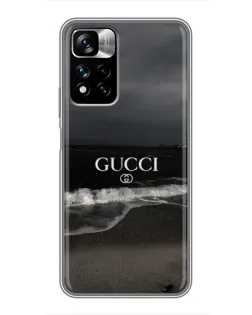 Чохол для Xiaomi Redmi Note 11 Pro Plus з картинкою «Gucci — морський прибій» Чохол для Xiaomi Redmi Note 11 Pro Plus з картинкою «Gucci — морський прибій»