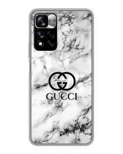 Чохол для Xiaomi Redmi Note 11 Pro Plus з картинкою «Gucci — мармуровий шик» Чохол для Xiaomi Redmi Note 11 Pro Plus з картинкою «Gucci — мармуровий шик»