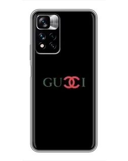 Чохол для Xiaomi Redmi Note 11 Pro Plus з картинкою «Gucci — червоний градієнт» Чохол для Xiaomi Redmi Note 11 Pro Plus з картинкою «Gucci — червоний градієнт»