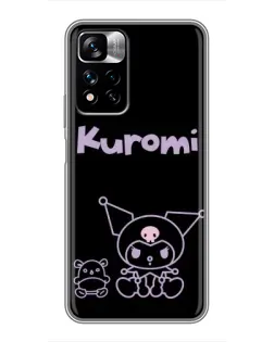 Чехол для Xiaomi Redmi Note 11 Pro Plus с картинкой «Kuromi — черный минимализм» Чехол для Xiaomi Redmi Note 11 Pro Plus с картинкой «Kuromi — черный минимализм»