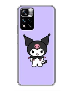 Чехол для Xiaomi Redmi Note 11 Pro Plus с картинкой «Kuromi — нежный фиолетовый» Чехол для Xiaomi Redmi Note 11 Pro Plus с картинкой «Kuromi — нежный фиолетовый»