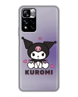 Чехол для Xiaomi Redmi Note 11 Pro Plus с картинкой «Kuromi — фиолетовый арт» Чехол для Xiaomi Redmi Note 11 Pro Plus с картинкой «Kuromi — фиолетовый арт»
