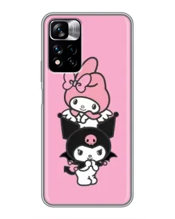 Чехол для Xiaomi Redmi Note 11 Pro Plus с картинкой «My Melody и Kuromi» Чехол для Xiaomi Redmi Note 11 Pro Plus с картинкой «My Melody и Kuromi»