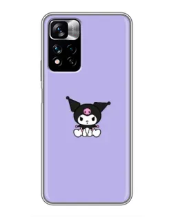 Чехол для Xiaomi Redmi Note 11 Pro Plus с картинкой «Kuromi — фиолетовый минимализм» Чехол для Xiaomi Redmi Note 11 Pro Plus с картинкой «Kuromi — фиолетовый минимализм»