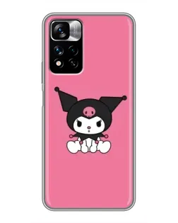 Чехол для Xiaomi Redmi Note 11 Pro Plus с картинкой «Хмурая Kuromi» Чехол для Xiaomi Redmi Note 11 Pro Plus с картинкой «Хмурая Kuromi»