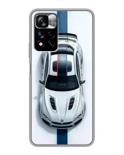 Чохол для Xiaomi Redmi Note 11 Pro Plus з картинкою «Вид зверху — BMW M» Чохол для Xiaomi Redmi Note 11 Pro Plus з картинкою «Вид зверху — BMW M»