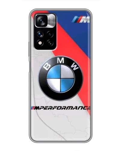 Чехол для Xiaomi Redmi Note 11 Pro Plus с картинкой «BMW Performance стиль» Чехол для Xiaomi Redmi Note 11 Pro Plus с картинкой «BMW Performance стиль»