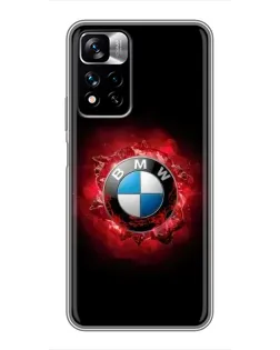 Чехол для Xiaomi Redmi Note 11 Pro Plus с картинкой «Логотип BMW — вспышка» Чехол для Xiaomi Redmi Note 11 Pro Plus с картинкой «Логотип BMW — вспышка»