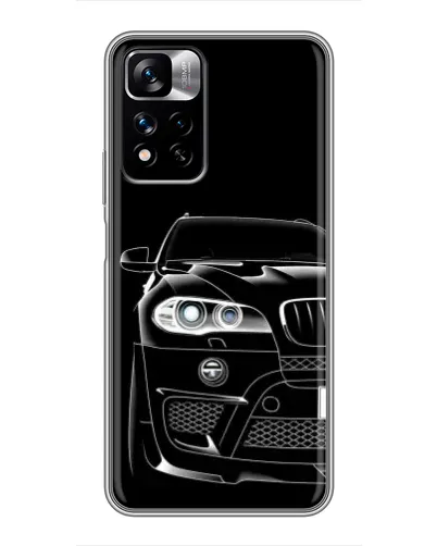 Чехол для Xiaomi Redmi Note 11 Pro Plus с картинкой «Темный силуэт BMW» Чехол для Xiaomi Redmi Note 11 Pro Plus с картинкой «Темный силуэт BMW»