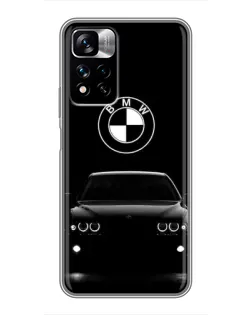 Чехол для Xiaomi Redmi Note 11 Pro Plus с картинкой «BMW — взгляд из темноты» Чехол для Xiaomi Redmi Note 11 Pro Plus с картинкой «BMW — взгляд из темноты»