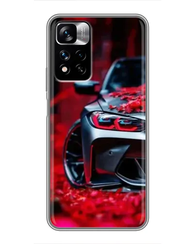 Чехол для Xiaomi Redmi Note 11 Pro Plus с картинкой «Спортивная BMW и цветы» Чехол для Xiaomi Redmi Note 11 Pro Plus с картинкой «Спортивная BMW и цветы»
