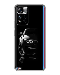 Чехол для Xiaomi Redmi Note 11 Pro Plus с картинкой «Силуэт BMW в темноте» Чехол для Xiaomi Redmi Note 11 Pro Plus с картинкой «Силуэт BMW в темноте»