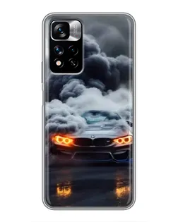 Чехол для Xiaomi Redmi Note 11 Pro Plus с картинкой «BMW в дыму» Чехол для Xiaomi Redmi Note 11 Pro Plus с картинкой «BMW в дыму»