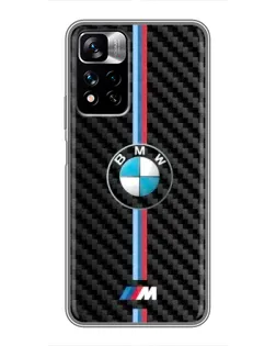 Чехол для Xiaomi Redmi Note 11 Pro Plus с картинкой «Эмблема BMW и карбон» Чехол для Xiaomi Redmi Note 11 Pro Plus с картинкой «Эмблема BMW и карбон»