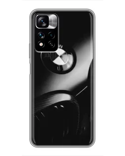 Чехол для Xiaomi Redmi Note 11 Pro Plus с картинкой «Эмблема BMW — макро» Чехол для Xiaomi Redmi Note 11 Pro Plus с картинкой «Эмблема BMW — макро»