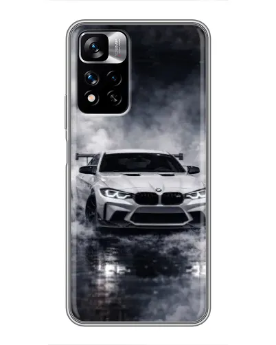 Чехол для Xiaomi Redmi Note 11 Pro Plus с картинкой «BMW сквозь туман» Чехол для Xiaomi Redmi Note 11 Pro Plus с картинкой «BMW сквозь туман»