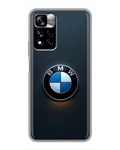 Чехол для Xiaomi Redmi Note 11 Pro Plus с картинкой «Логотип BMW — минимализм» Чехол для Xiaomi Redmi Note 11 Pro Plus с картинкой «Логотип BMW — минимализм»