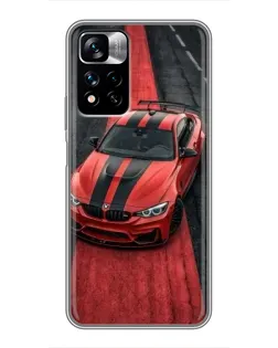 Чехол для Xiaomi Redmi Note 11 Pro Plus с картинкой «BMW на красной дорожке» Чехол для Xiaomi Redmi Note 11 Pro Plus с картинкой «BMW на красной дорожке»