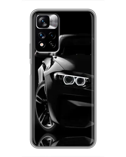 Чехол для Xiaomi Redmi Note 11 Pro Plus с картинкой «Черная BMW — профиль» Чехол для Xiaomi Redmi Note 11 Pro Plus с картинкой «Черная BMW — профиль»