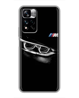 Чехол для Xiaomi Redmi Note 11 Pro Plus с картинкой «BMW — взгляд тигра» Чехол для Xiaomi Redmi Note 11 Pro Plus с картинкой «BMW — взгляд тигра»
