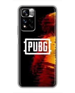 Чехол для Xiaomi Redmi Note 11 Pro Plus с картинкой «Яркий логотип PUBG» Чехол для Xiaomi Redmi Note 11 Pro Plus с картинкой «Яркий логотип PUBG»
