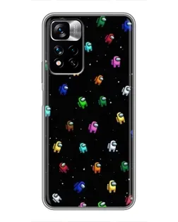 Чехол для Xiaomi Redmi Note 11 Pro Plus с картинкой «Экипаж Among Us» Чехол для Xiaomi Redmi Note 11 Pro Plus с картинкой «Экипаж Among Us»