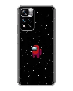 Чехол для Xiaomi Redmi Note 11 Pro Plus с картинкой «Красный Among Us» Чехол для Xiaomi Redmi Note 11 Pro Plus с картинкой «Красный Among Us»
